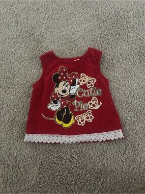 Disney 3T Minnie Mouse Red Tank